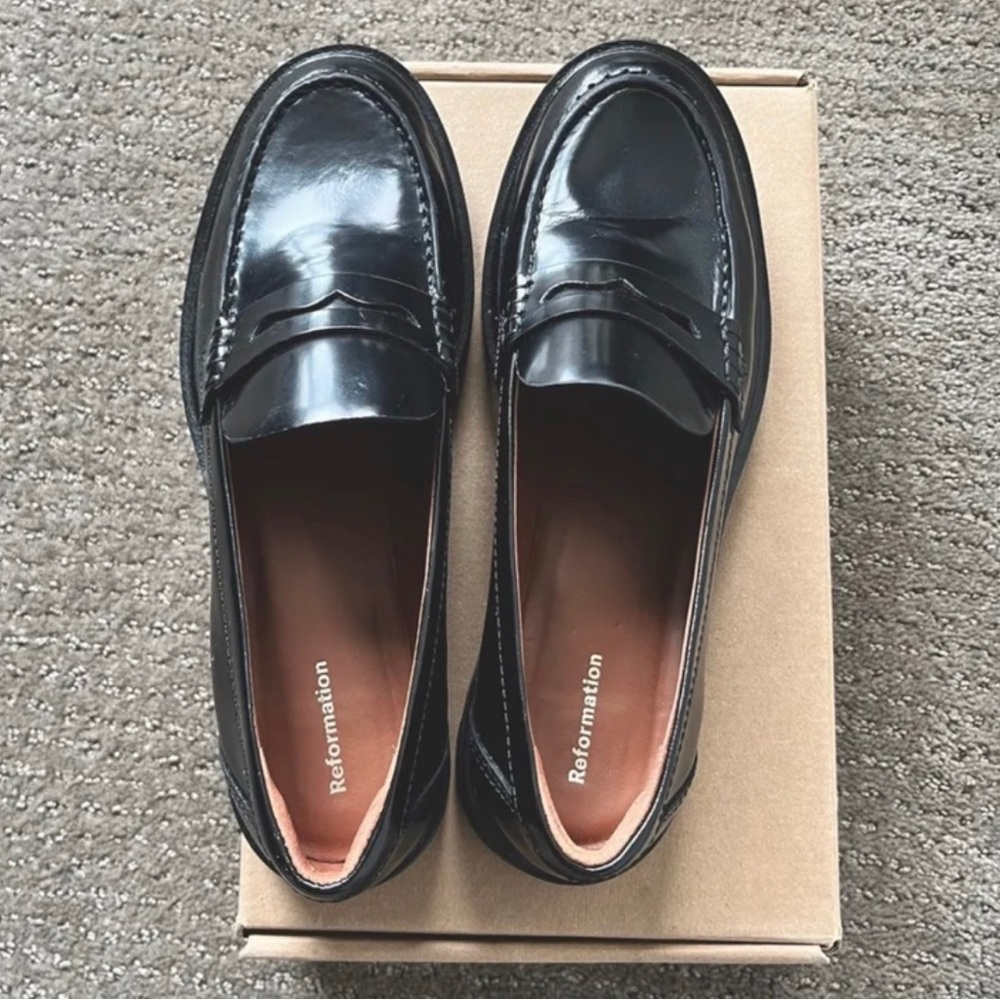 Reformation Agathea Chunky Loafers